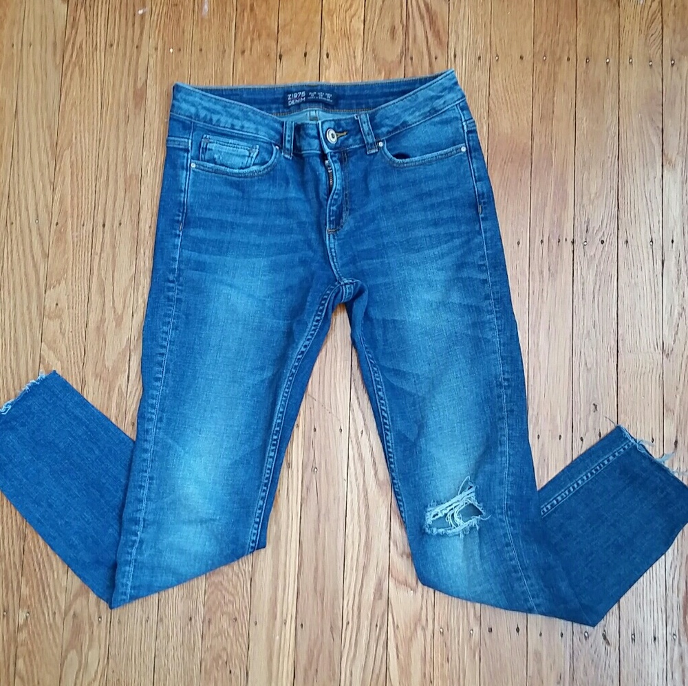 Zara Distressed Denim